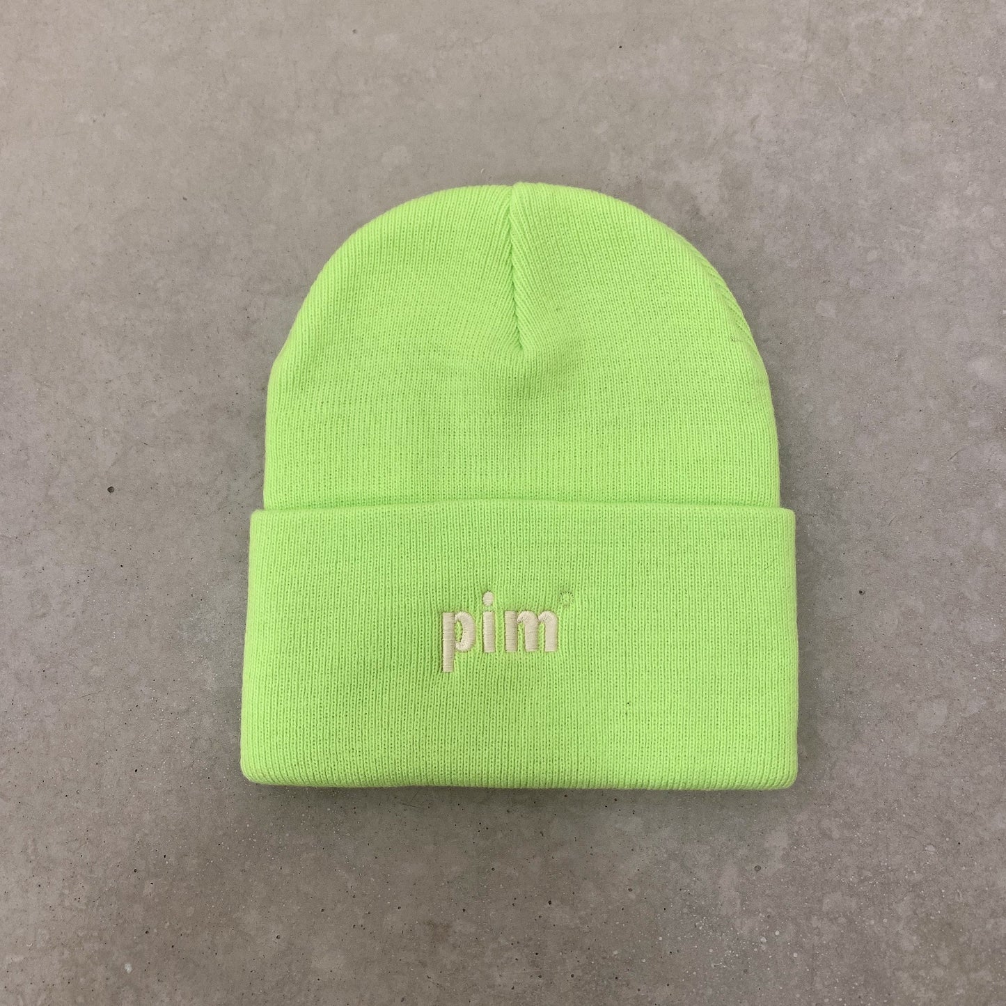 Pim & Carhartt WIP Watch Hat - Neon Green