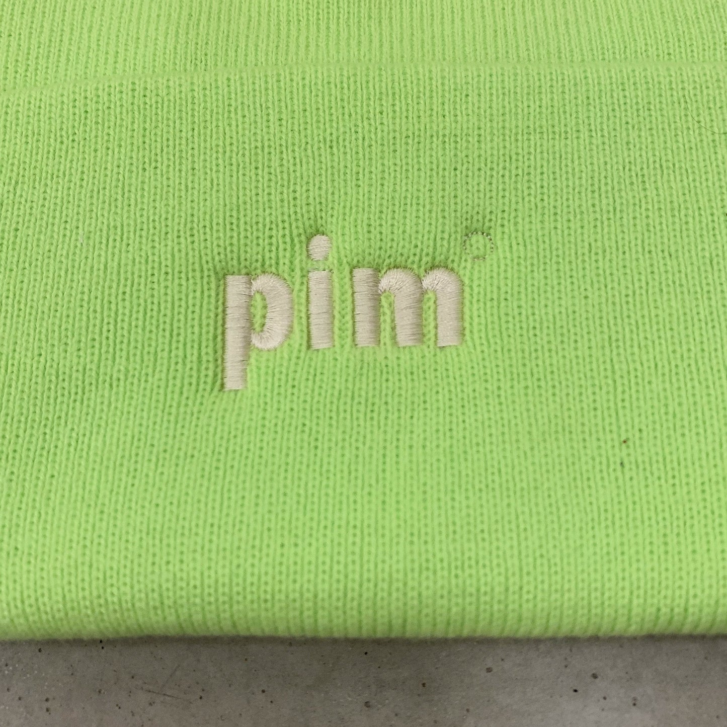 Pim & Carhartt WIP Watch Hat - Neon Green