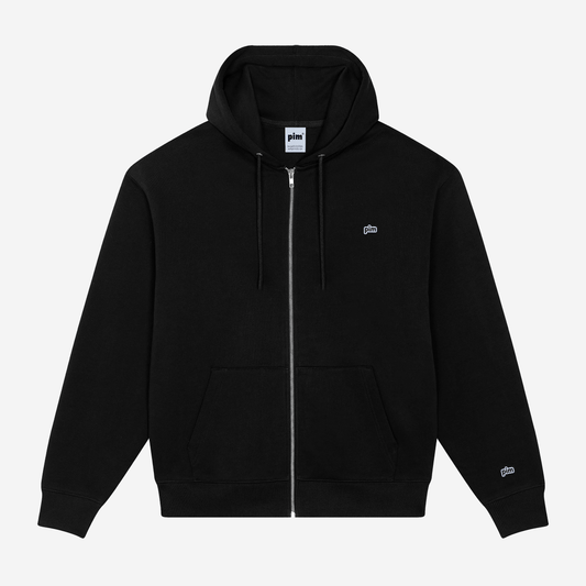 Pim Essentials Zip-Hoodie - Black