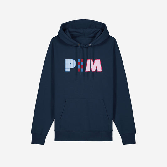 Pim Multicolour Hoodie - Navy
