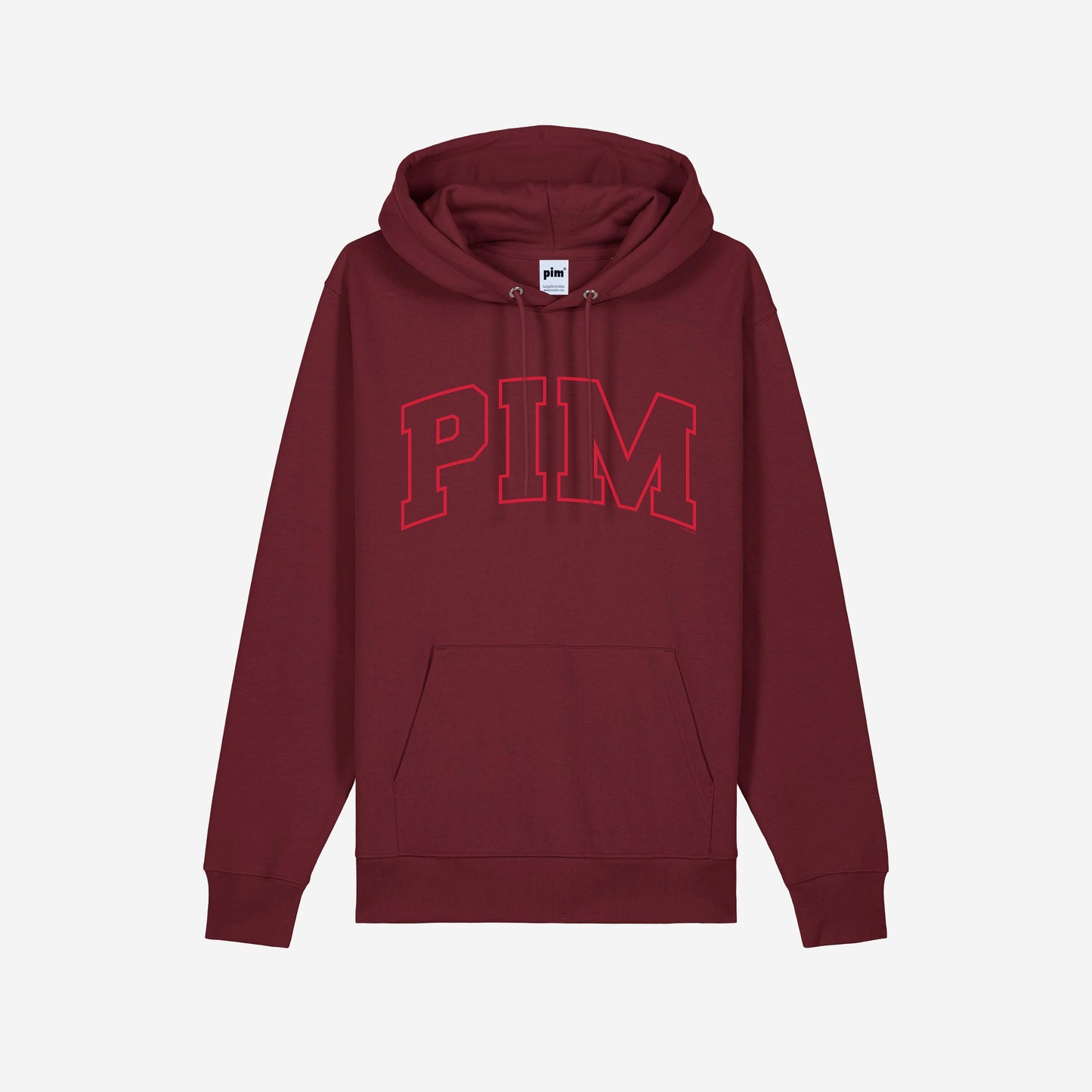 Pim College Hoodie - Burgundy/Red