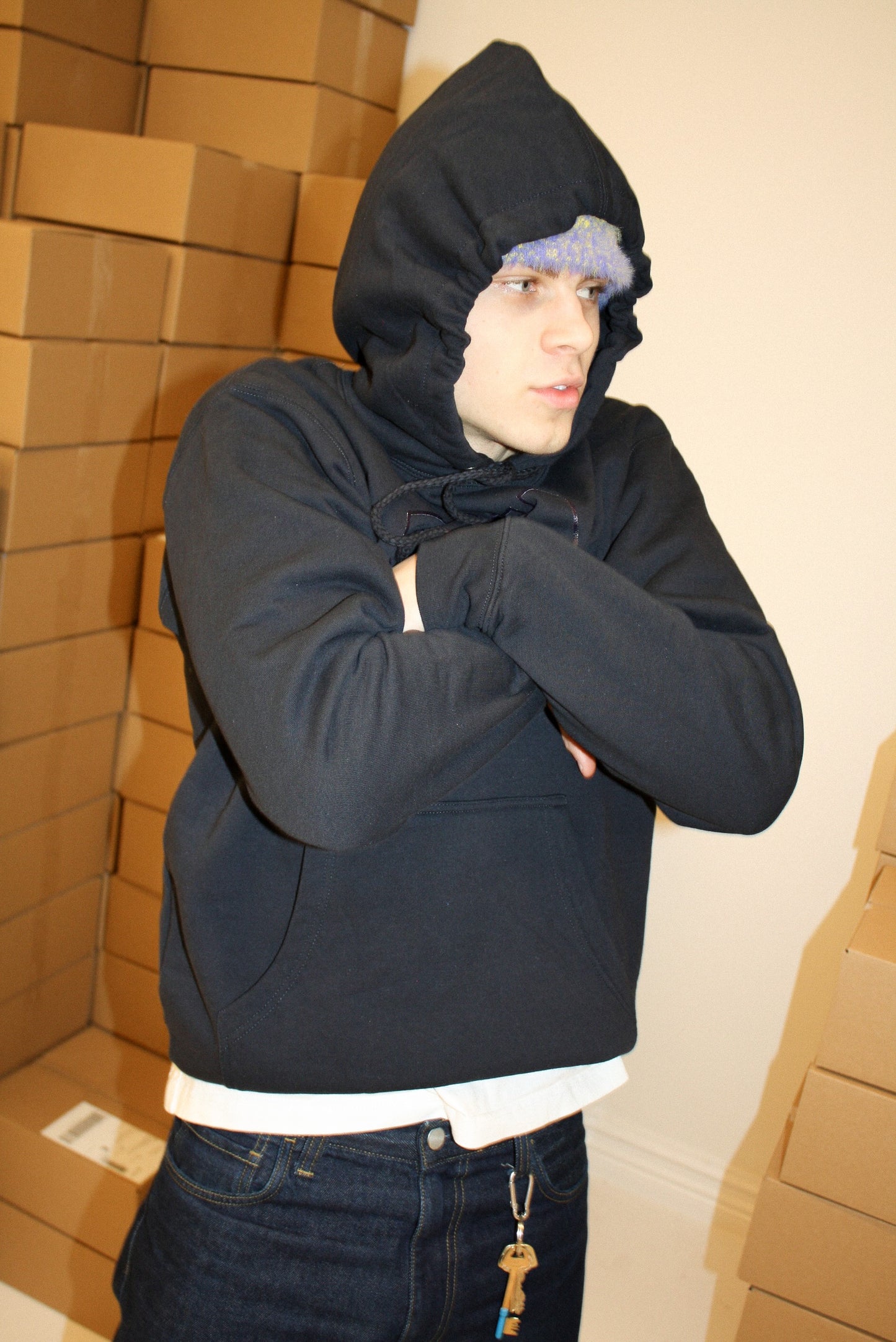 Pim College Hoodie - Navy/Navy