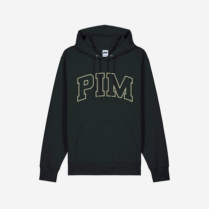 Pim College Hoodie - Black/Cream