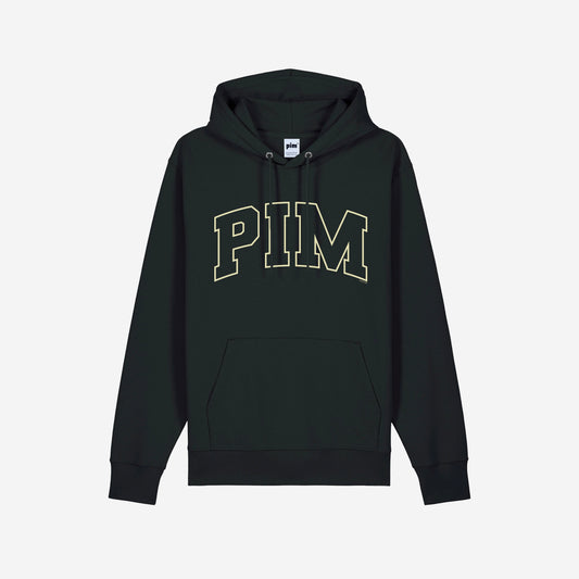 Pim College Hoodie - Black/Cream