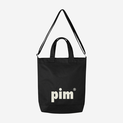 Pim Cross Body Tote Bag - Black