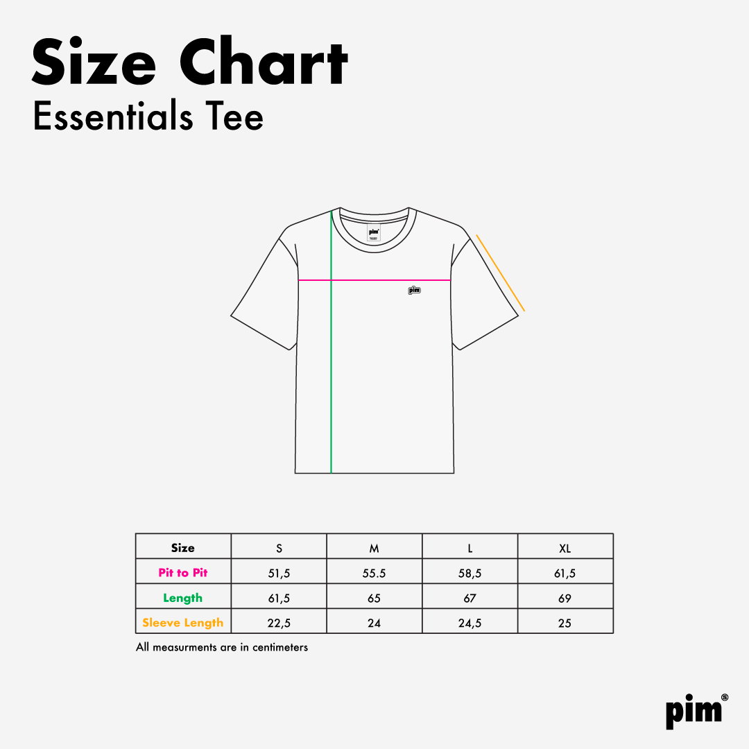 Pim Essentials Tee - Black