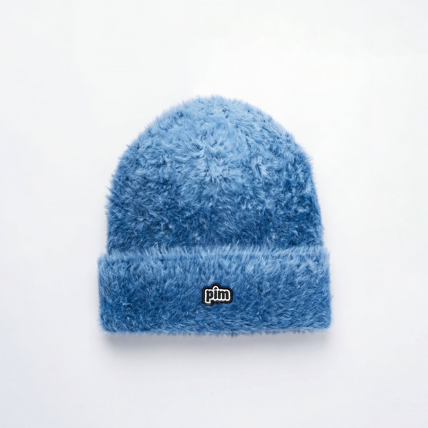 Pim Mohair Gradient Beanie - Navy/Light Blue